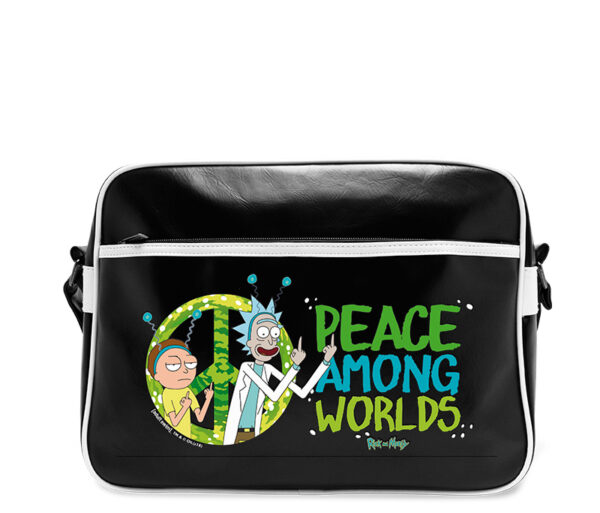 RICK AND MORTY - Messenger Bag "Peace" - Vinyl