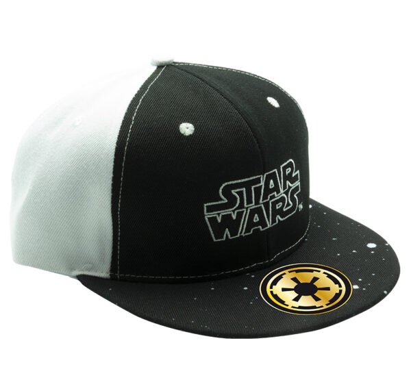 STAR WARS - Snapback Cap - Black & White - Logo*
