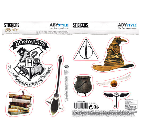 HARRY POTTER - Stickers - 16x11cm/ 2 planches - Magical Objects