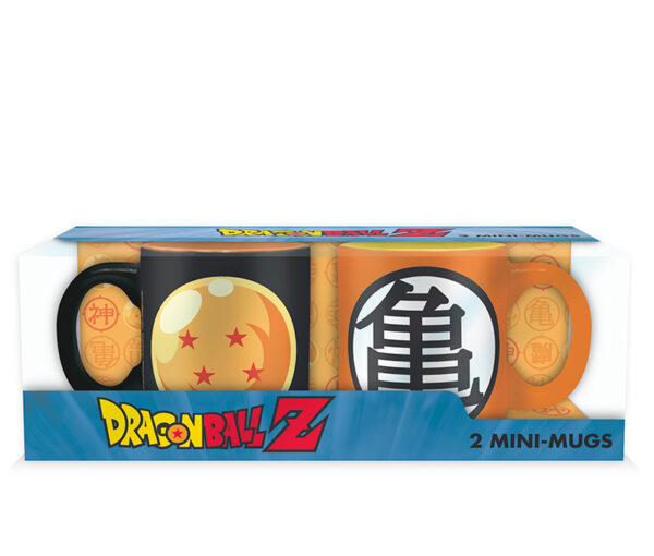 DRAGON BALL - Set 2 espresso mugs - 110ml - DBZ/Dragon Ball&Kame