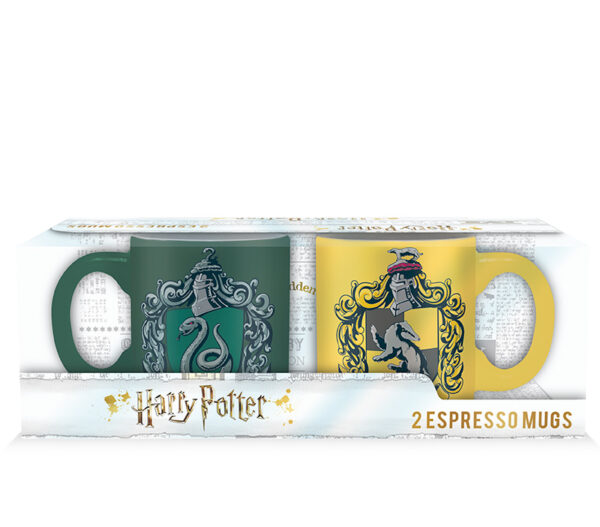 HARRY POTTER - Set 2 espresso mugs - 110 ml - Slyth. & Huffle.