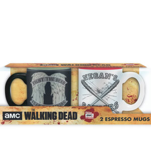 THE WALKING DEAD - Set 2 espresso mugs - 110 ml - Daryl VS Negan x2*