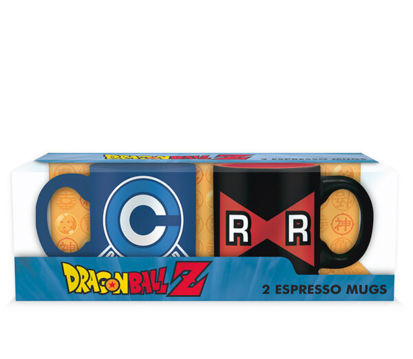 DRAGON BALL - Set 2 espresso mugs - 110 ml - Capsule C VS R Ribbon