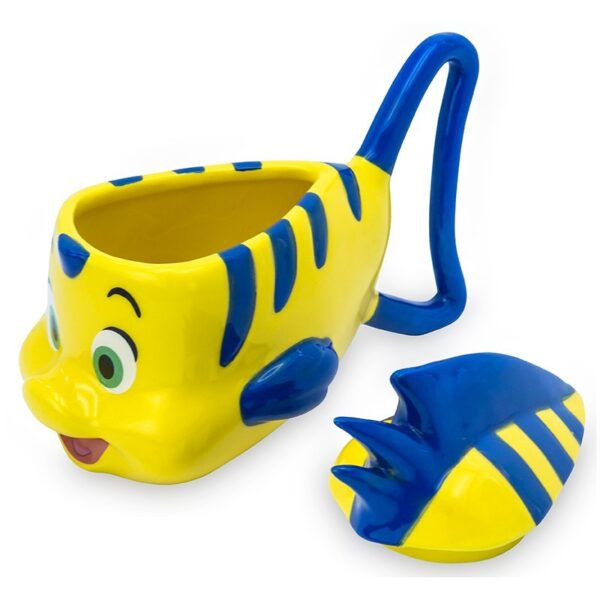 DISNEY - Mug 3D - Flounder The Little Mermaid - Material: dolomit