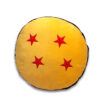 DRAGON BALL - Dragon Ball Cushion - Material: HS velboa with embroidery + fabric polyester - approx. 35cm diameter