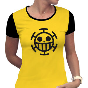 ONE PIECE - Tshirt "Trafalgar Law" woman SS yellow - premium