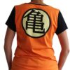 DRAGON BALL - Tshirt "Kame Symbol" woman SS orange - premium