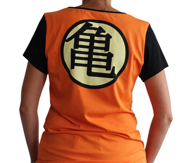 DRAGON BALL - Tshirt "Kame Symbol" woman SS orange - premium