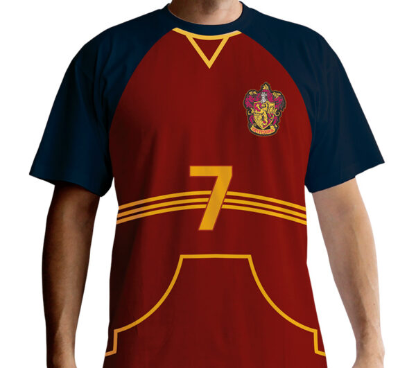 HARRY POTTER - Tshirt "Quidditch jersey" man SS red - premium