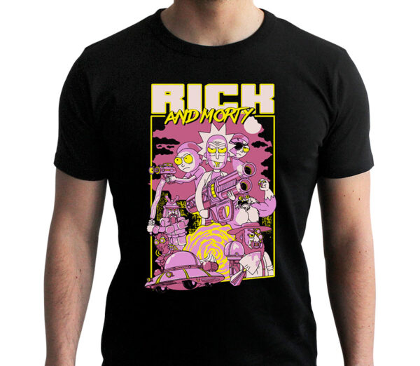 RICK AND MORTY - Tshirt "Movie" man SS black - new fit