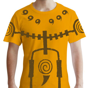 NARUTO SHIPPUDEN - Tshirt "Chakra Mode" man SS yellow - premium