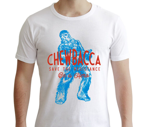 STAR WARS - Tshirt "Chewbacca" man SS white - new fit