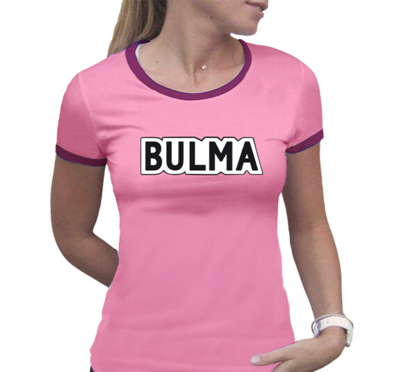 DRAGON BALL - Tshirt "Bulma" woman SS pink - premium