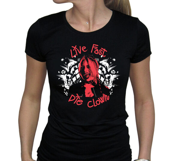 DC COMICS - Tshirt "Harley Quinn" woman SS black - basic