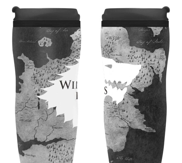 GAME OF THRONES - Travel mug "Winter is here"- Material: insulating plastic