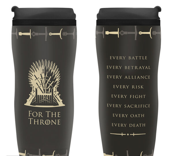 GAME OF THRONES - Travel mug "Throne"- Material: insulating plastic
