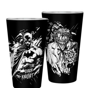 DC COMICS - Large Glass - 400ml - Batman & Joker - x2