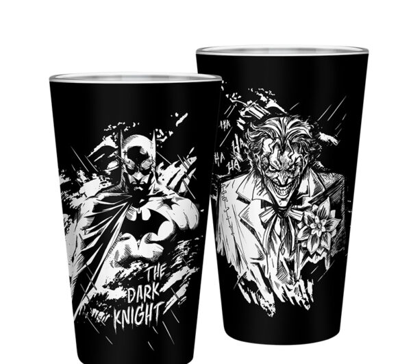 DC COMICS - Large Glass - 400ml - Batman & Joker-Γυάλινο