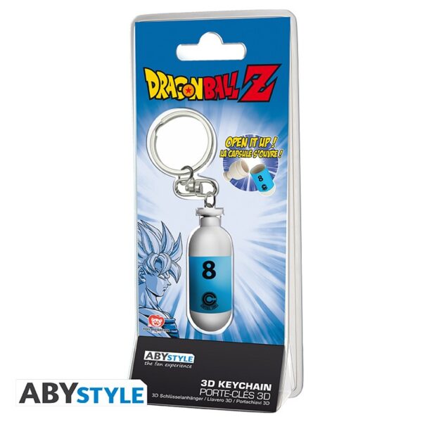 DRAGON BALL - Keychain 3D "DBZ/Blue Plastic Capsule"