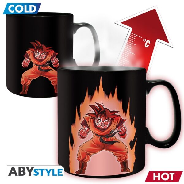 DRAGON BALL - Mug Heat Change - 460 ml - DBZ/ Goku -Ceramic