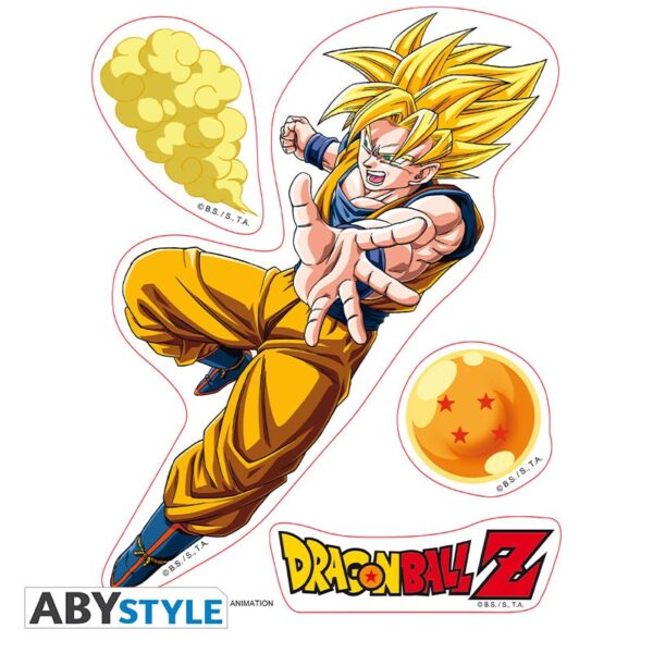 DRAGON BALL -Stickers - 16x11cm/ 2 sheets - DBZ/ Goku-Vegeta