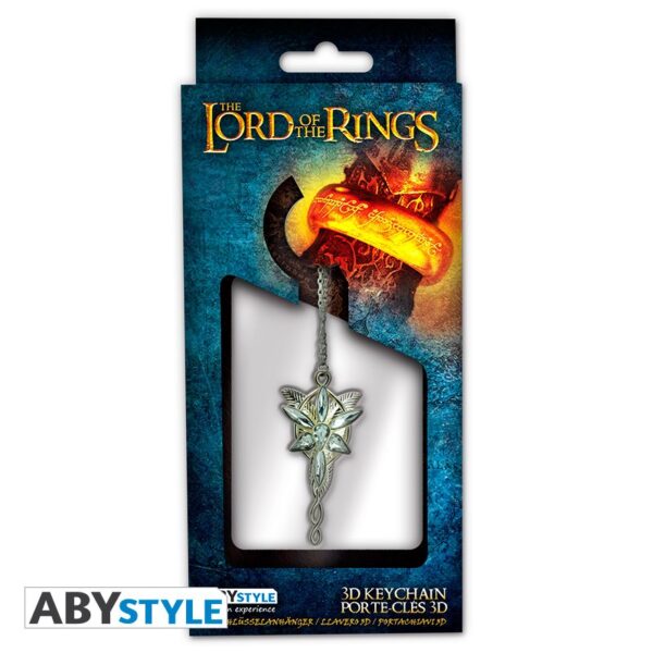 LORD OF THE RINGS - Keychain 3D "Evening star"