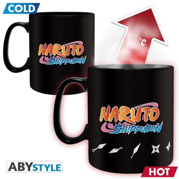 NARUTO SHIPPUDEN - Mug Heat Change - 460 ml -Multicloning