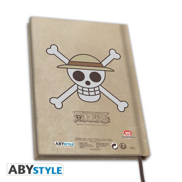 ONE PIECE -  A5 Notebook "Wanted Luffy"