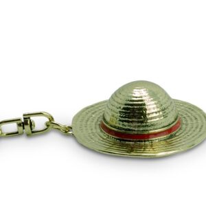 one piece keychain 3d luffy s hat x2