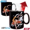 ONE PIECE - Mug Heat Change - 460 ml - Luffy&Ace -Ceramic
