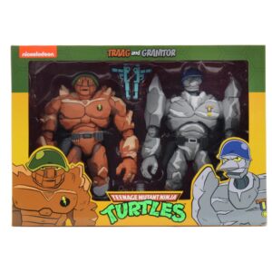 Teenage Mutant Ninja Turtles - 7" Scale Action Figure - Cartoon Series 4 General Traag and Lt. Granitor 2 pack