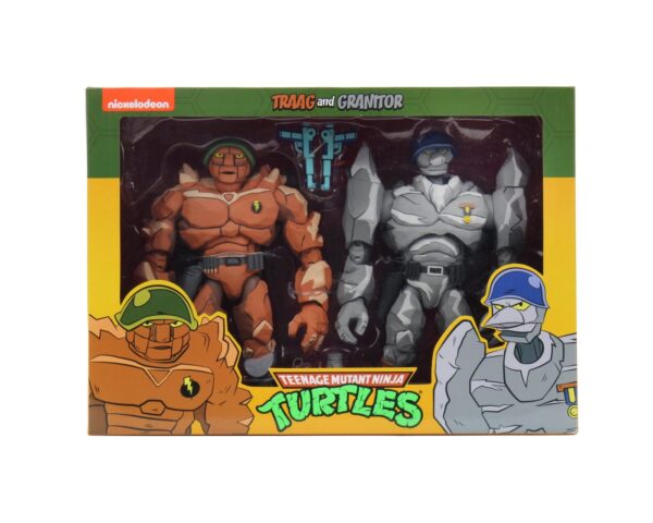 Teenage Mutant Ninja Turtles - 7" Scale Action Figure - Cartoon Series 4 General Traag and Lt. Granitor 2 pack