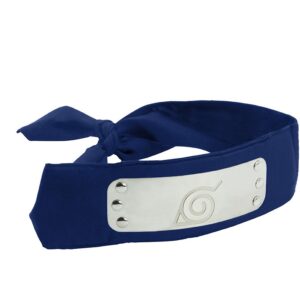 naruto headband konoha blue