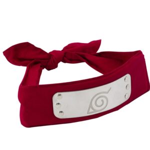 naruto shippuden headband red konoha