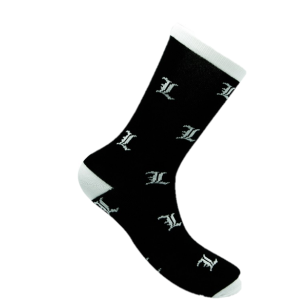 DEATH NOTE - Socks - Black & White - L