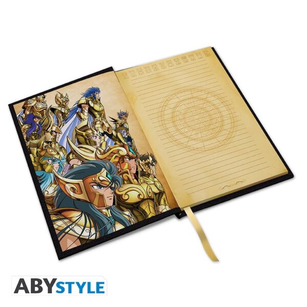 SAINT SEIYA - Premium A5 Notebook "Gold Armors"
