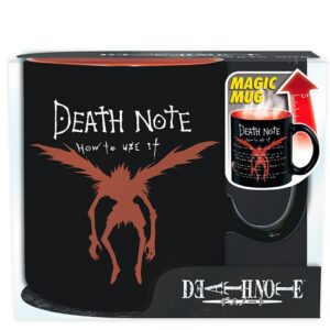 death note mug heat change 460 ml kira ryuk box x2 2