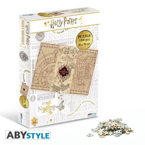 HARRY POTTER - Jigsaw puzzle 1000 pieces- Marauder's Map