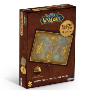 world of warcraft jigsaw puzzle 1000 pieces azeroth s map