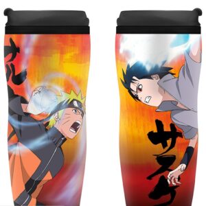naruto shippuden travel mug naruto vs sasuke