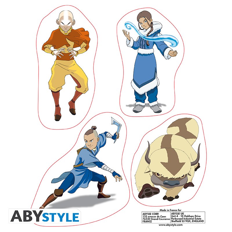 Abystyle HARRY POTTER - Stickers - 16x11cm/ 2 planches - Po