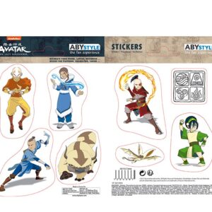 avatar stickers 16x11cm 2 sheets group x5