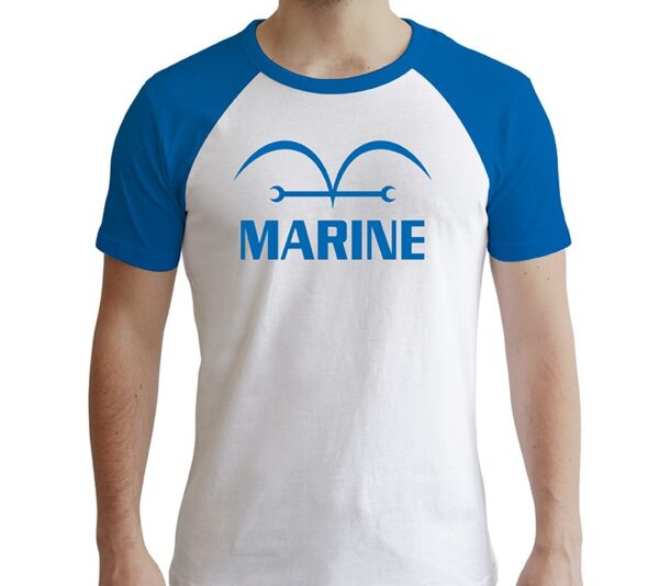 ONE PIECE - Tshirt "Marine" man SS blue - premium