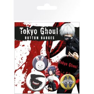 tokyo ghoul badge pack mix x4