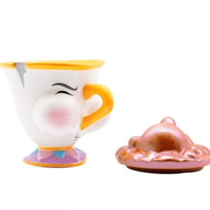 disney mug 3d the beauty the beast chip with bubbles x2 1